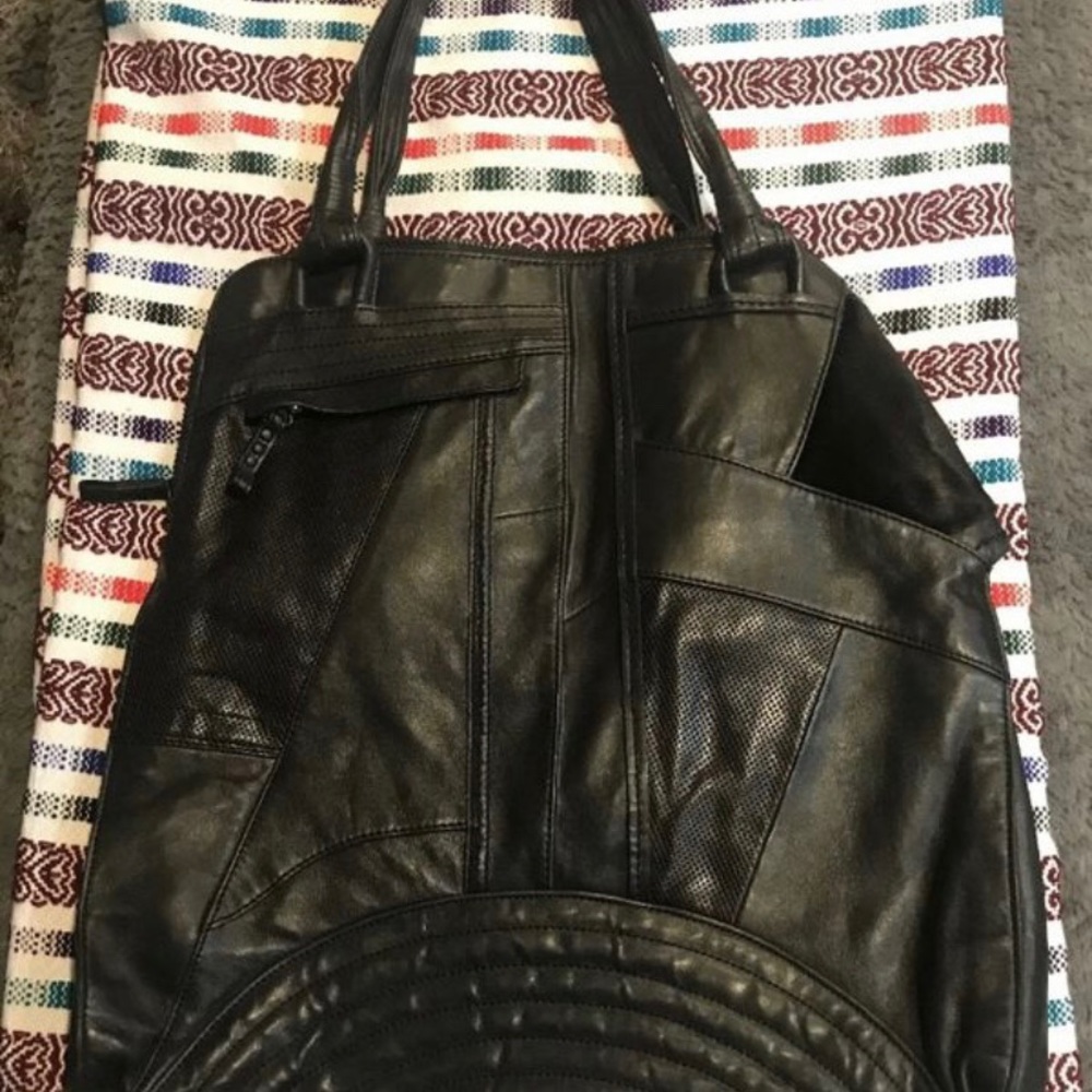 Custom made leather bag